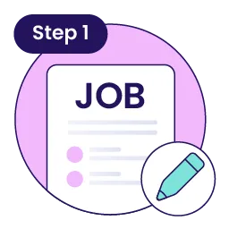 Step 1: create the job