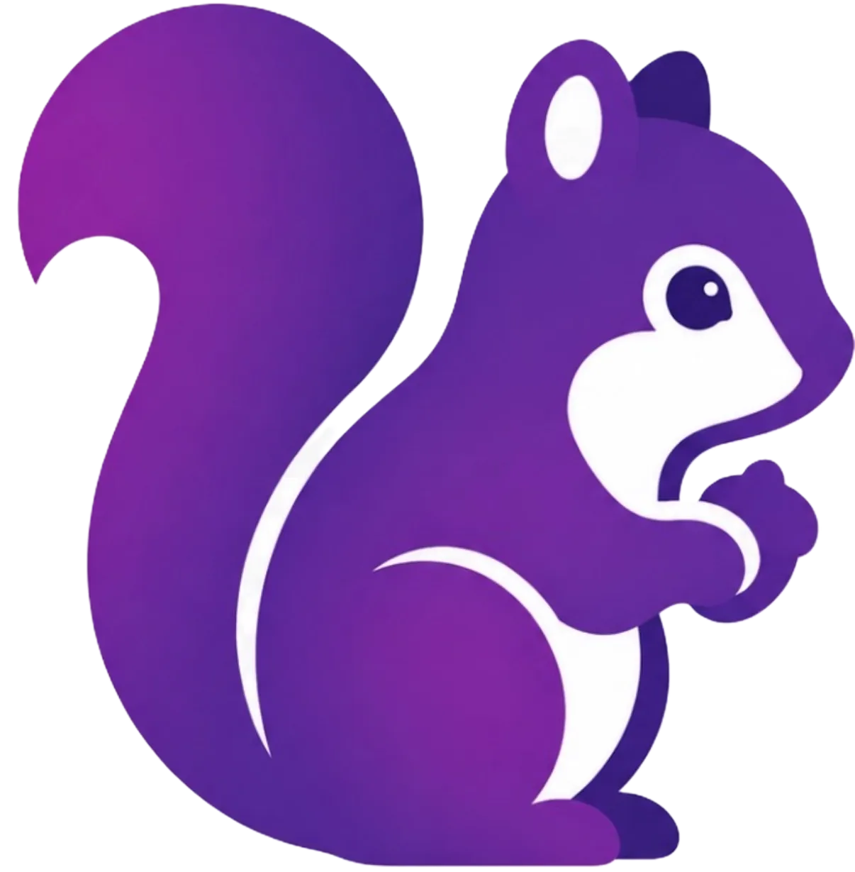 Purple squirrel icon