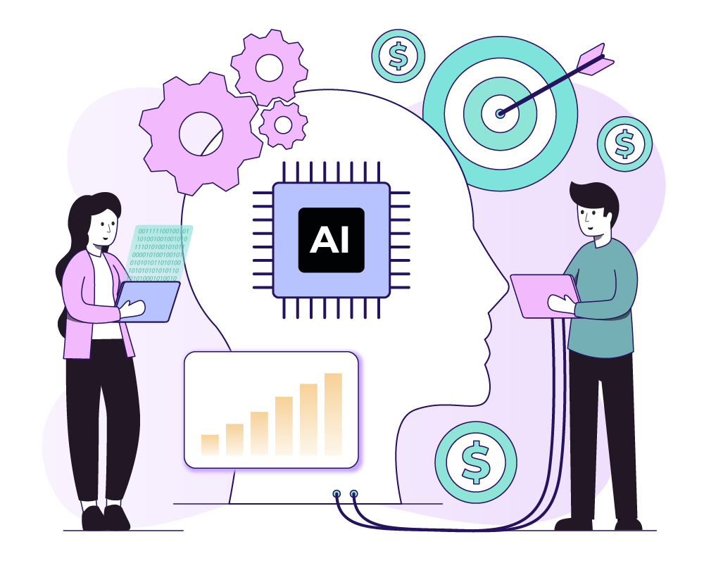 Illustration AI powered precision - Recruiterfy.ai